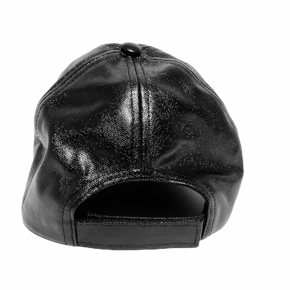 ❣️2/$45❣️ Faux Leather Cap With Adjustable Back - Picture 2 of 3